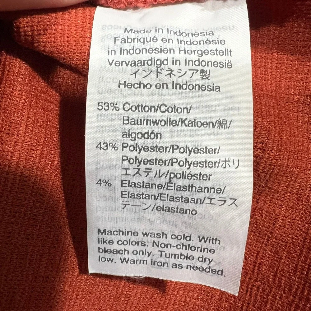 Madewell‎ Dress Texture & Thread Off The Shoulder Burnt Orange Women's XS K8469